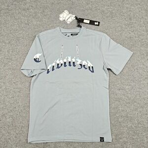 CivilizeD Shirt Mens Small Gray Bear Chain Logo Graphic Tee Streetwear New